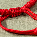 Fortune Jewel Jade Luck Abundance Red String Bracelet