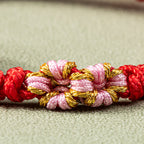 Fortune Jewel Jade Luck Abundance Red String Bracelet