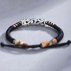 Fortune Jewel Copper Auspicious Clouds Luck String Bracelet