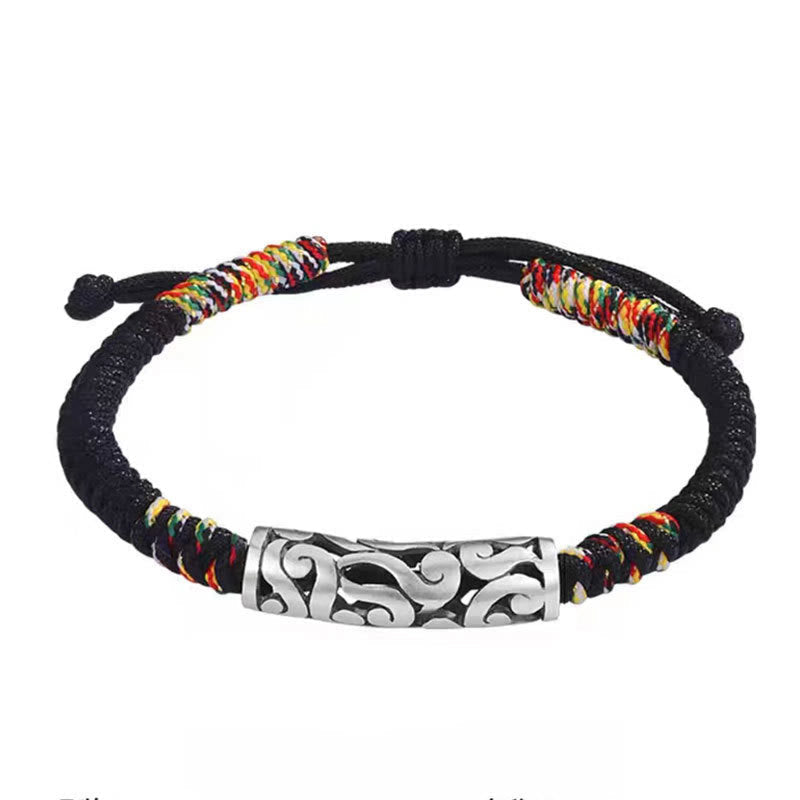Fortune Jewel Copper Auspicious Clouds Luck String Bracelet