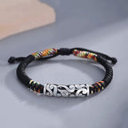 Fortune Jewel Copper Auspicious Clouds Luck String Bracelet