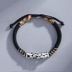 Fortune Jewel Copper Auspicious Clouds Luck String Bracelet