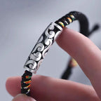 Fortune Jewel Copper Auspicious Clouds Luck String Bracelet
