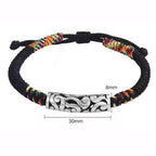 Fortune Jewel Copper Auspicious Clouds Luck String Bracelet