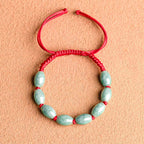 Fortune Jewel Jade Luck Red String Bracelet