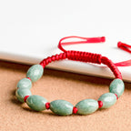 Fortune Jewel Jade Luck Red String Bracelet