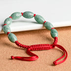 Fortune Jewel Jade Luck Red String Bracelet
