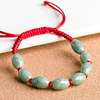 Fortune Jewel Jade Luck Red String Bracelet