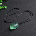 Fortune Jewel Green Fluorite Power Necklace Pendant