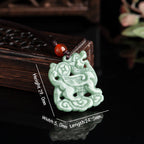 Fortune Jewel Jade PiXiu Wealth Luck String Necklace Pendant