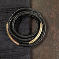 Fortune Jewel Tibetan Ebony Wood Beads Copper Peace Multilayered Bracelet