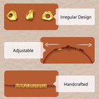 Fortune Jewel 999 Gold Small Gold Pieces Design Handmade Protection Braided Rope Bracelet