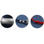 Fortune Jewel Handmade 999 Sterling Silver Fu Character Wish Ruyi Handle Fortune Rope Bracelet Anklet