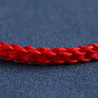 Fortune Jewel Handmade 999 Sterling Silver Fu Character Wish Ruyi Handle Fortune Rope Bracelet Anklet