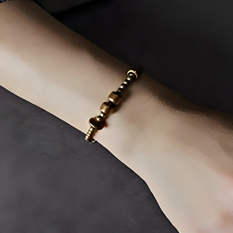 Fortune Jewel Vintage Copper Brass Blance Wealth Bracelet