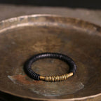 Fortune Jewel Calm Tibetan Ebony Wood Copper Bracelet