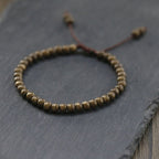 Fortune Jewel Copper Brass Beads Balance Wealth Simple Bracelet