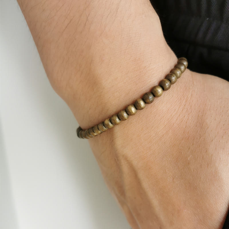 Fortune Jewel Copper Brass Beads Balance Wealth Simple Bracelet