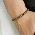 Fortune Jewel Copper Brass Beads Balance Wealth Simple Bracelet
