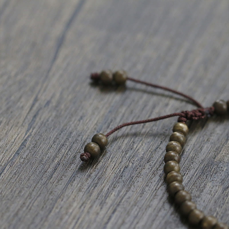Fortune Jewel Copper Brass Beads Balance Wealth Simple Bracelet