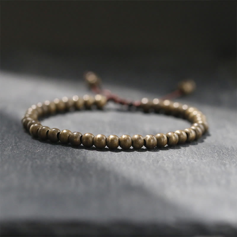 Fortune Jewel Copper Brass Beads Balance Wealth Simple Bracelet