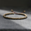 Fortune Jewel Copper Brass Beads Balance Wealth Simple Bracelet