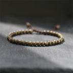 Fortune Jewel Copper Brass Beads Balance Wealth Simple Bracelet