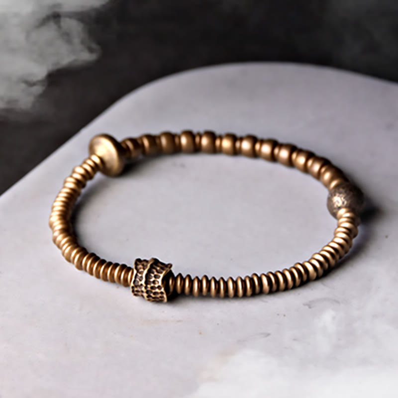 Fortune Jewel Balance Copper Luck Brass Bracelet