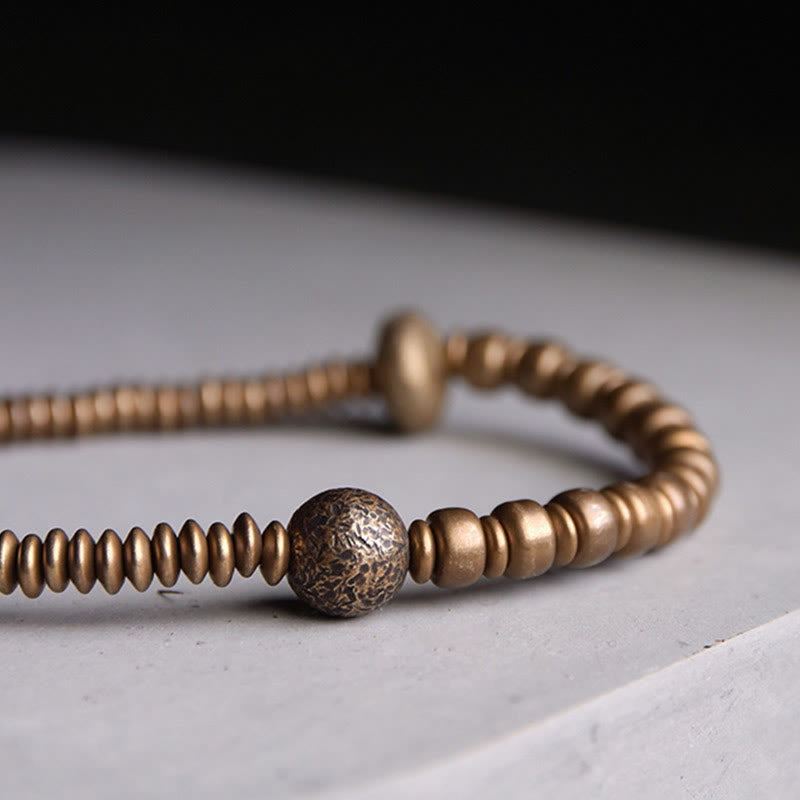 Fortune Jewel Balance Copper Luck Brass Bracelet