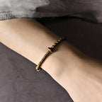 Fortune Jewel Balance Copper Luck Brass Bracelet