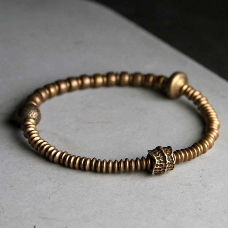 Fortune Jewel Balance Copper Luck Brass Bracelet