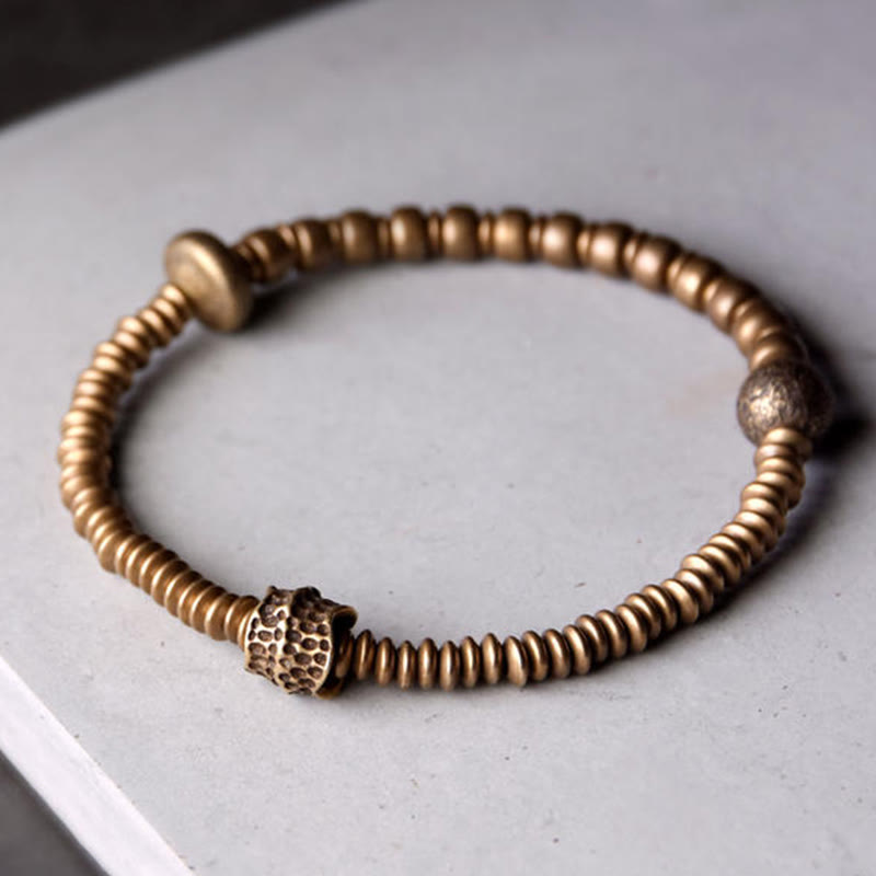 Fortune Jewel Balance Copper Luck Brass Bracelet
