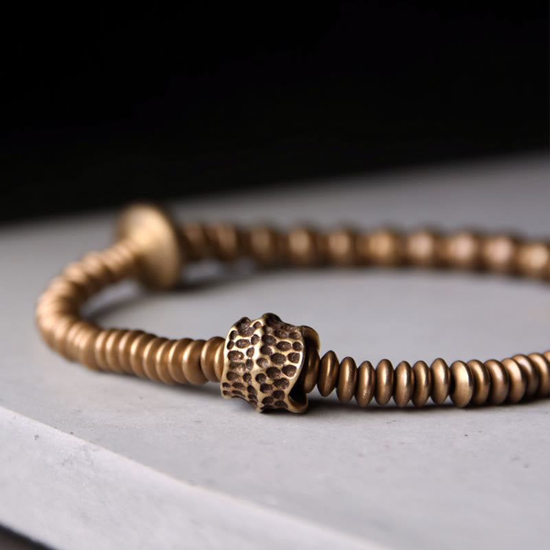 Fortune Jewel Balance Copper Luck Brass Bracelet