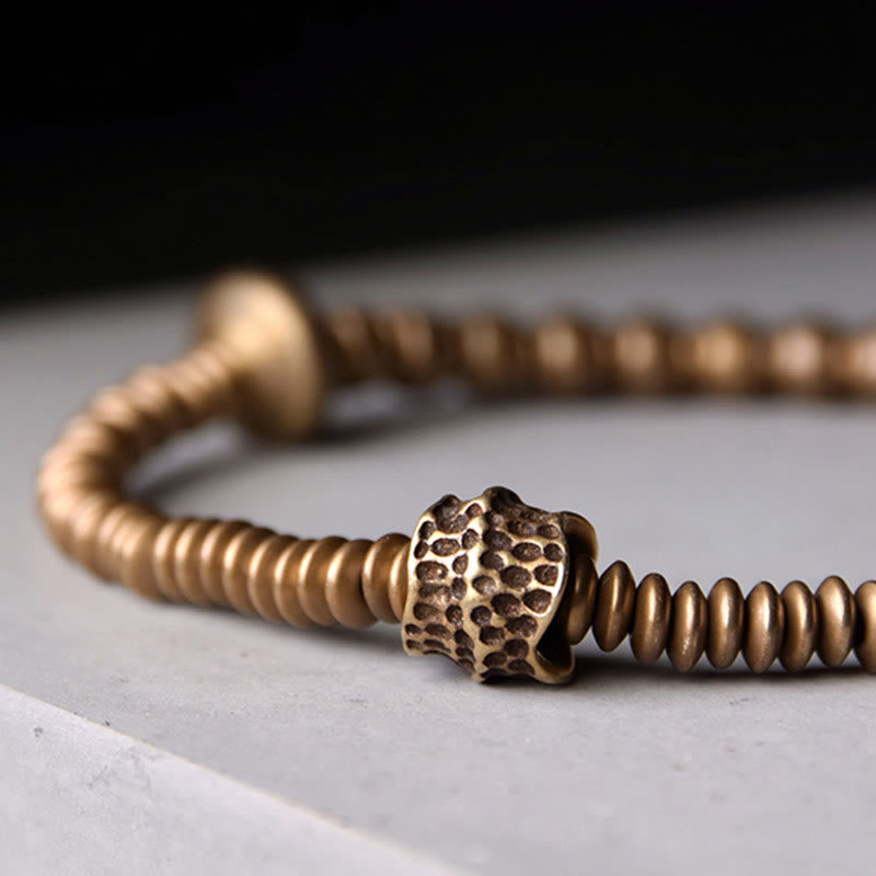 Fortune Jewel Balance Copper Luck Brass Bracelet