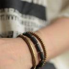Fortune Jewel Vintage Lava Rock Copper Beads Multi-layered Wrap Bracelet