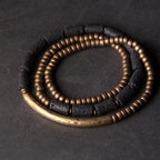 Fortune Jewel Vintage Lava Rock Copper Beads Multi-layered Wrap Bracelet