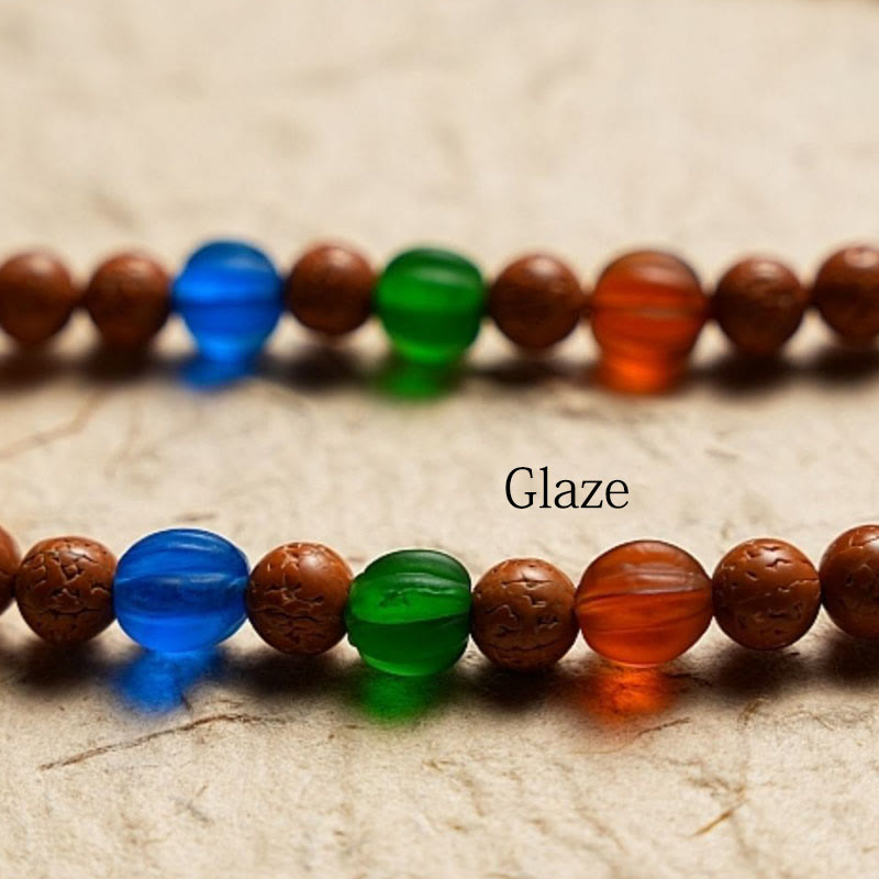Fortune Jewel Tibet Bodhi Seed 108 Mala Beads Wisdom Peace Bracelet Necklace