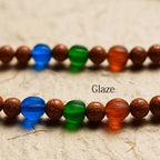 Fortune Jewel Tibet Bodhi Seed 108 Mala Beads Wisdom Peace Bracelet Necklace