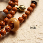 Fortune Jewel Tibet Bodhi Seed 108 Mala Beads Wisdom Peace Bracelet Necklace
