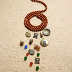 Fortune Jewel Tibet Bodhi Seed 108 Mala Beads Wisdom Peace Bracelet Necklace