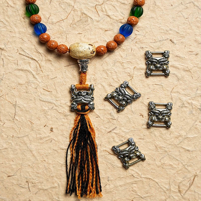 Fortune Jewel Tibet Bodhi Seed 108 Mala Beads Wisdom Peace Bracelet Necklace