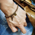 Fortune Jewel Vintage Copper Brass Beads Fortune Balance Bracelet