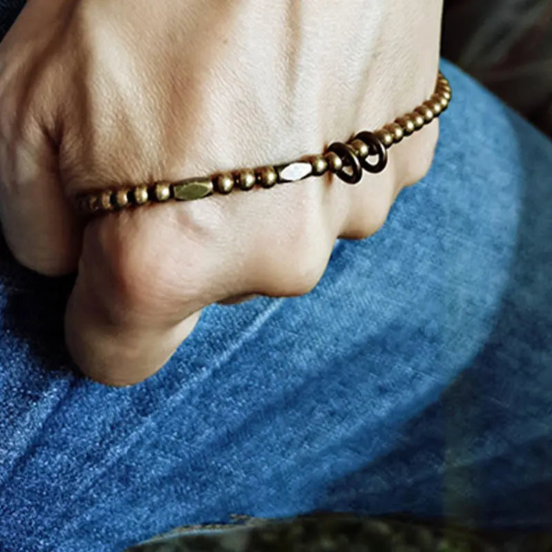 Fortune Jewel "Wishing You Balance and Strength" Brass Bracelet Includes Gift Message Card Fortune Jewel