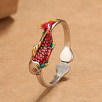 Fortune Jewel Luck Koi Fish Wealth Prosperity Ring