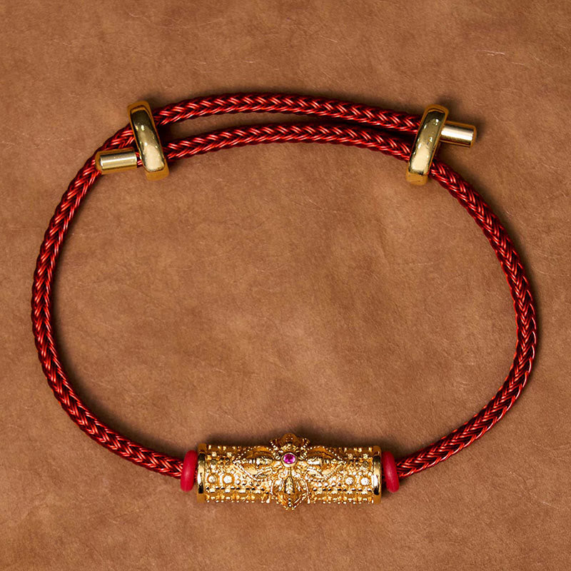 Fortune Jewel Copper Luck Red String Bracelet