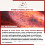 Fortune Jewel Small Leaf Red Sandalwood Green Sandalwood Six True Words Peace Bracelet