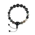 Fortune Jewel Five Elements Various Crystal Black Obsidian Wealth Wisdom Bracelet