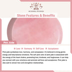 Fortune Jewel Natural Dusty Rose Pink Jade Self-Love Bracelet Bangle