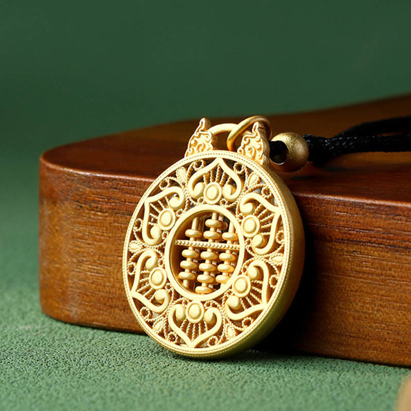 Fortune Jewel Gold Plated Copper Koi Fish Strength Necklace Pendant
