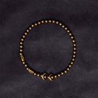 Fortune Jewel Wealth Self Care Copper Brass Beads Design Couple Bracelet